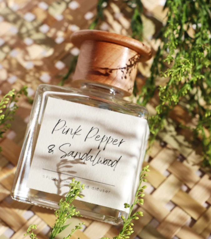 原木藤枝香薰 - 粉紅胡椒與檀木